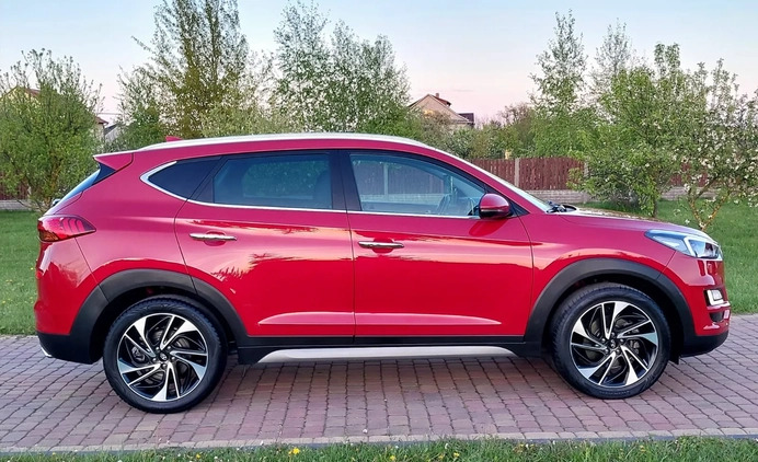 Hyundai Tucson cena 93800 przebieg: 120000, rok produkcji 2019 z Dobrzyca małe 631